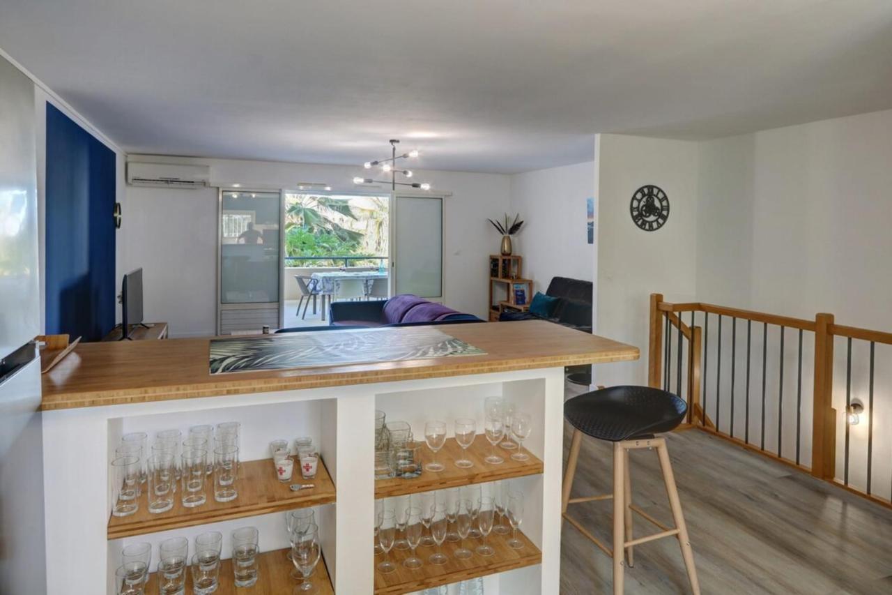Villa Fleur De Palmier - Appt T4 La Saline-Les-Bains Exterior foto